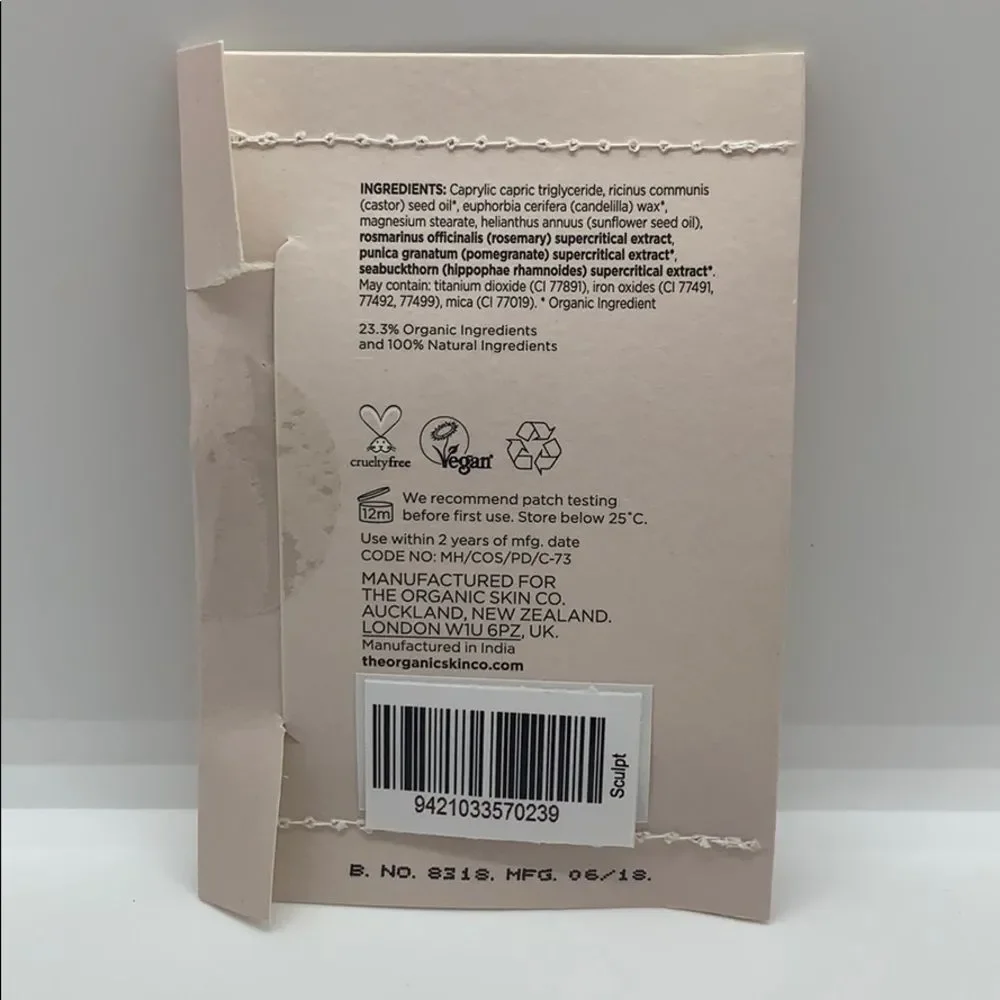 The Organic Skin Co. brand new